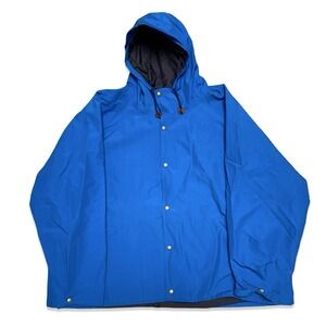 Vintage Cabelas Outdoor Gear GoreTex Rain Jacket Blue 3XL 02821R-601